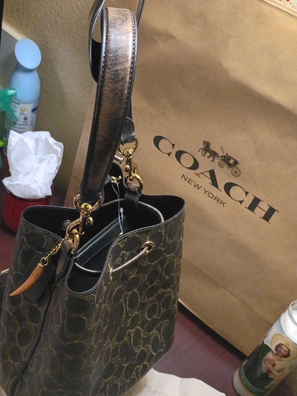Coach Rowan Bucket Bag - Picture 8 of 14